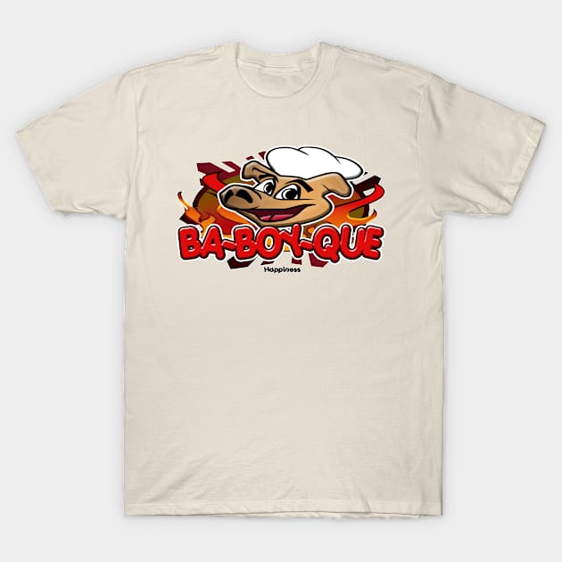 BA-BOY-QUE T-Shirt by Nostalgink